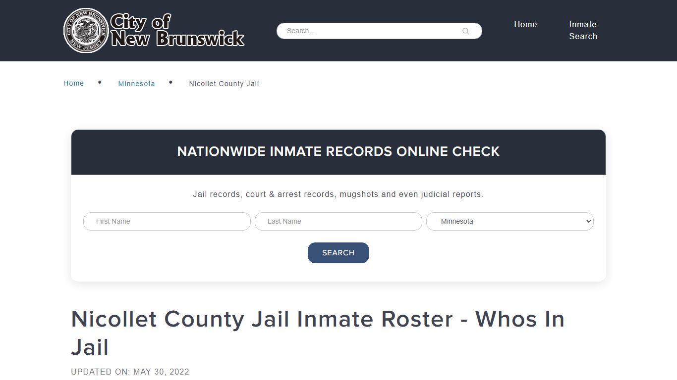 Nicollet County Jail Inmate Roster - Whos In Jail